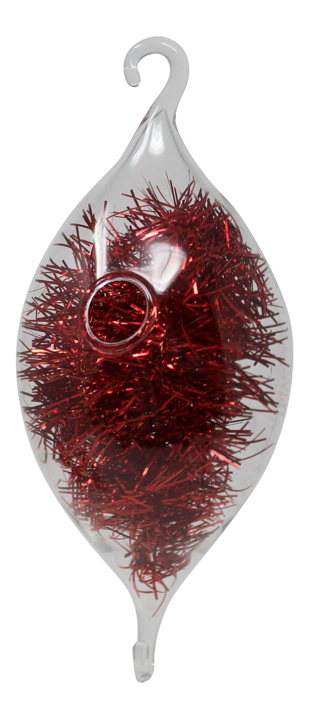 Red Murano Glass Christmas Ornament
