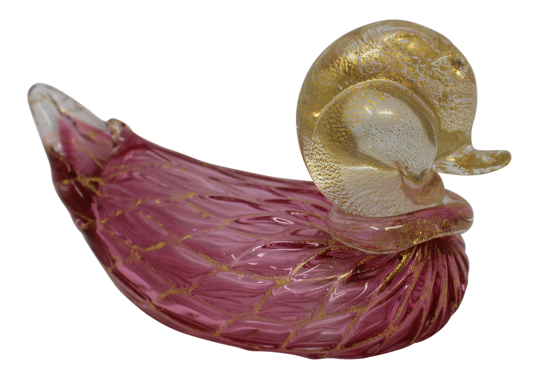 Vintage Murano Glass Duck