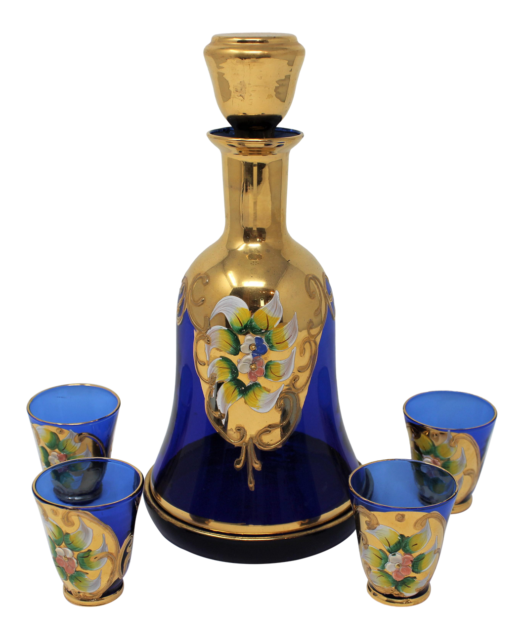Vintage Venetian Glassware Set - 6 Piece Set