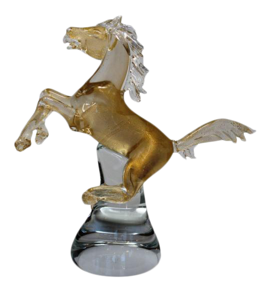 Wave Murano Glass - Stallion Hand Formed in Murano