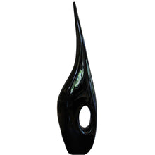 Load image into Gallery viewer, &quot;Black Hole&quot; Murano Glass Vase
