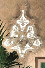 Load image into Gallery viewer, Venetian Mirrored Wall Sconce
