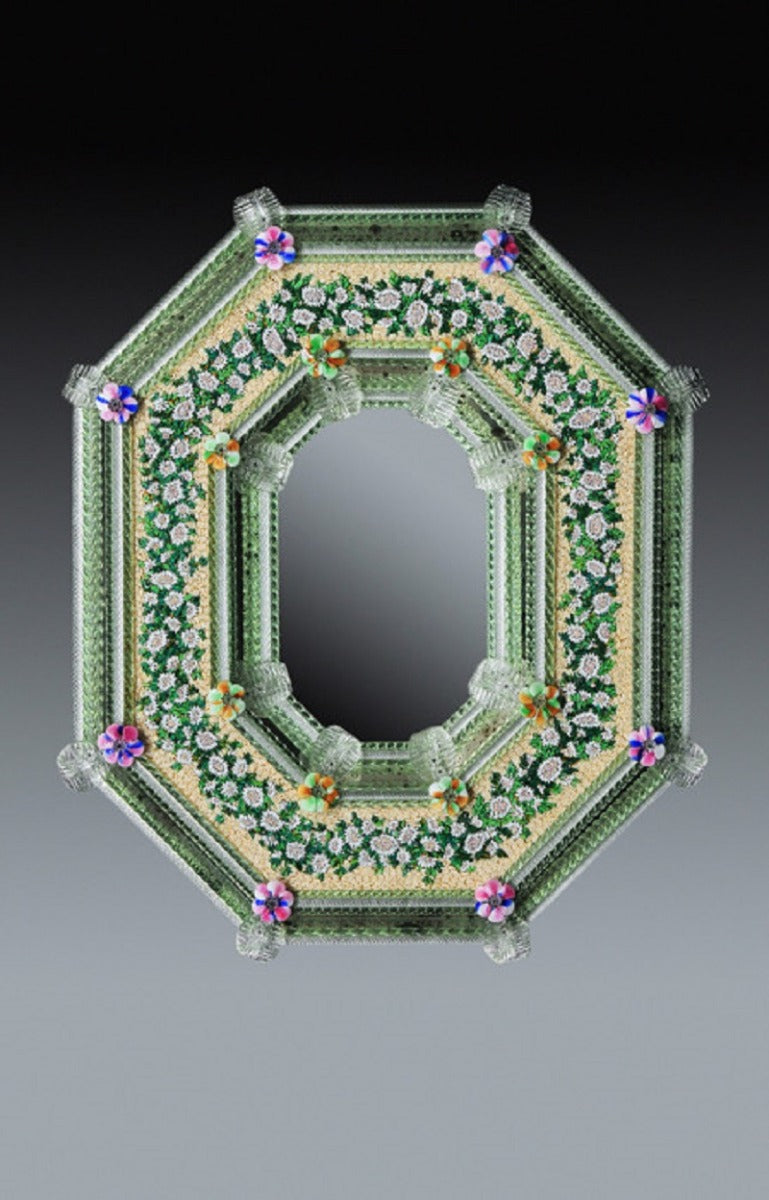 Venetian Micro Mosaic Mirror by Ongaro of Murano