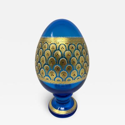 One-of-a-Kind Murano Glass Faberge Style Egg