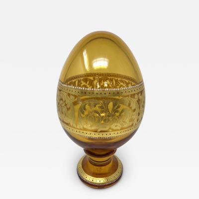 Murano Glass Faberge Style Egg