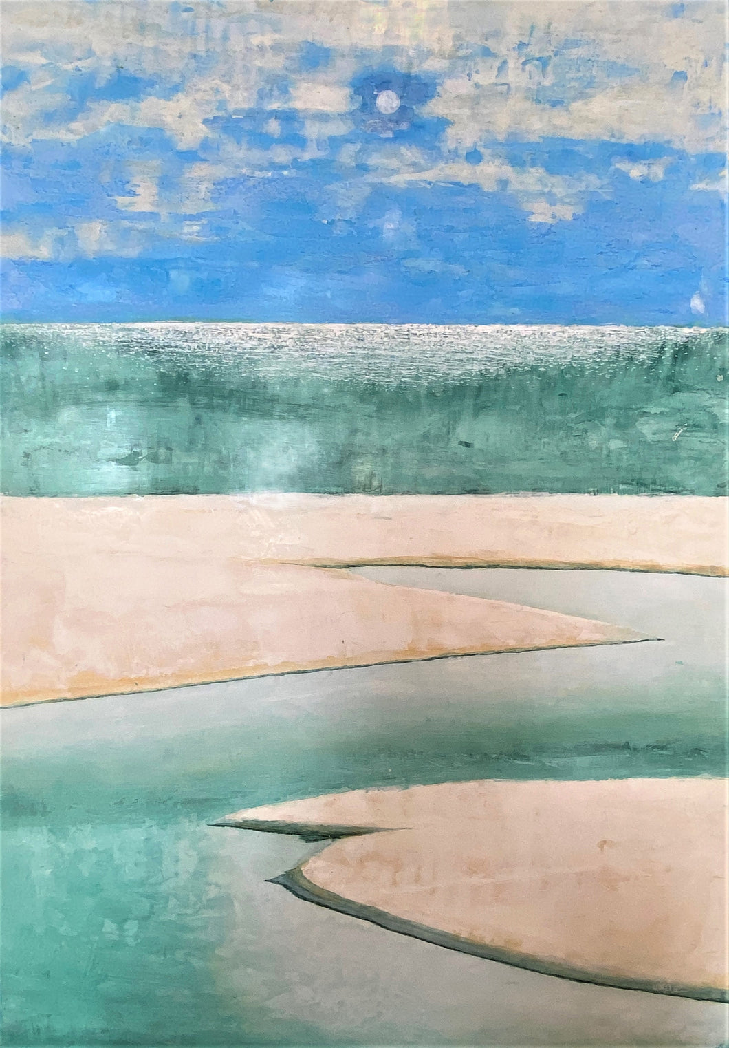 Tide Pool Painting by Paulo Jiminez