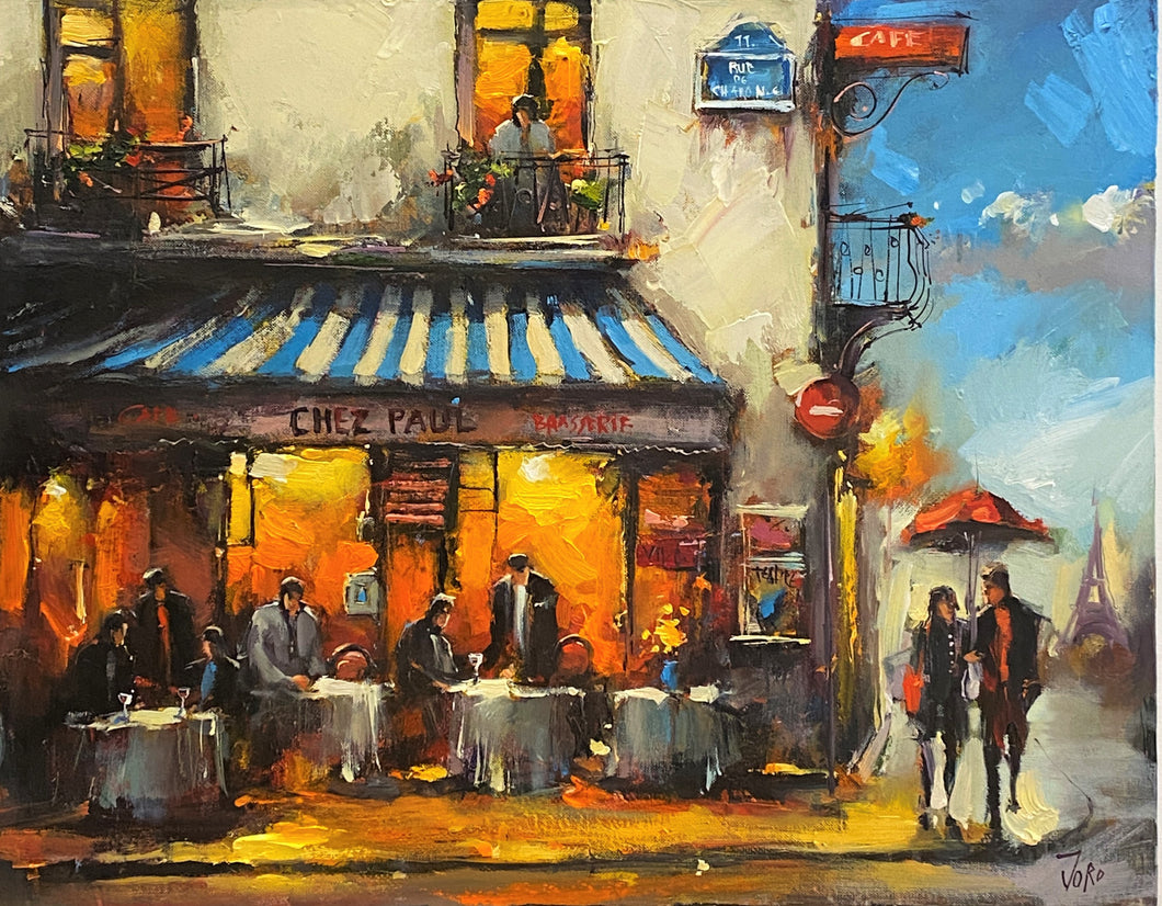 Meet in Paris Painting by Georgi Kolarov