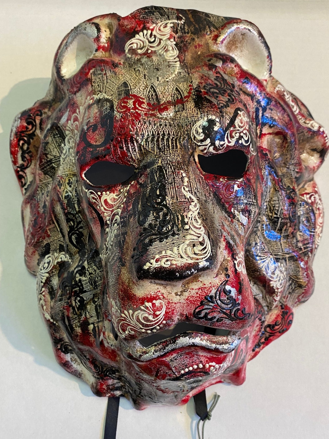 Lion Head Venetian Mask