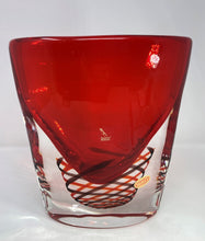 Load image into Gallery viewer, Sommerso Spiral Murano Glass Vase
