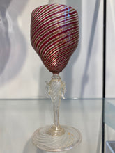 Load image into Gallery viewer, Vintage Wine Glasses Attributed to Salviati
