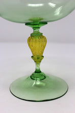 Load image into Gallery viewer, Vintage Matching Vintage Murano Glass Footed Vases - a Pair
