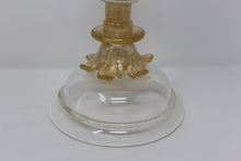 Load image into Gallery viewer, Vintage Monumental Candle Holder With Gold Trim - a Pair
