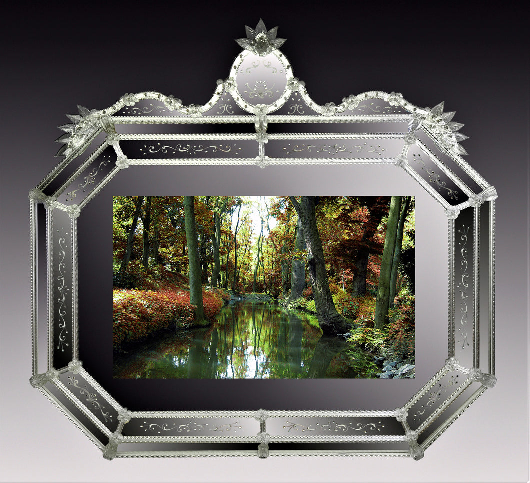 Venetian Mirror with built-in Television