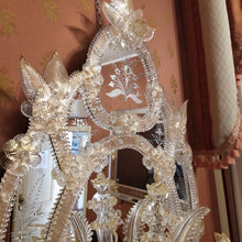 Load image into Gallery viewer, Venetian Wall Sconce Mirrored Applique from Murano
