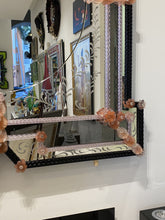 Load image into Gallery viewer, &quot;Nefertari&quot; Venetian Mirror Created for Venice Glass Week
