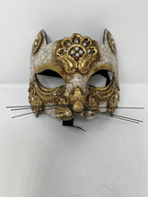 Load image into Gallery viewer, Venetian Cat Mask
