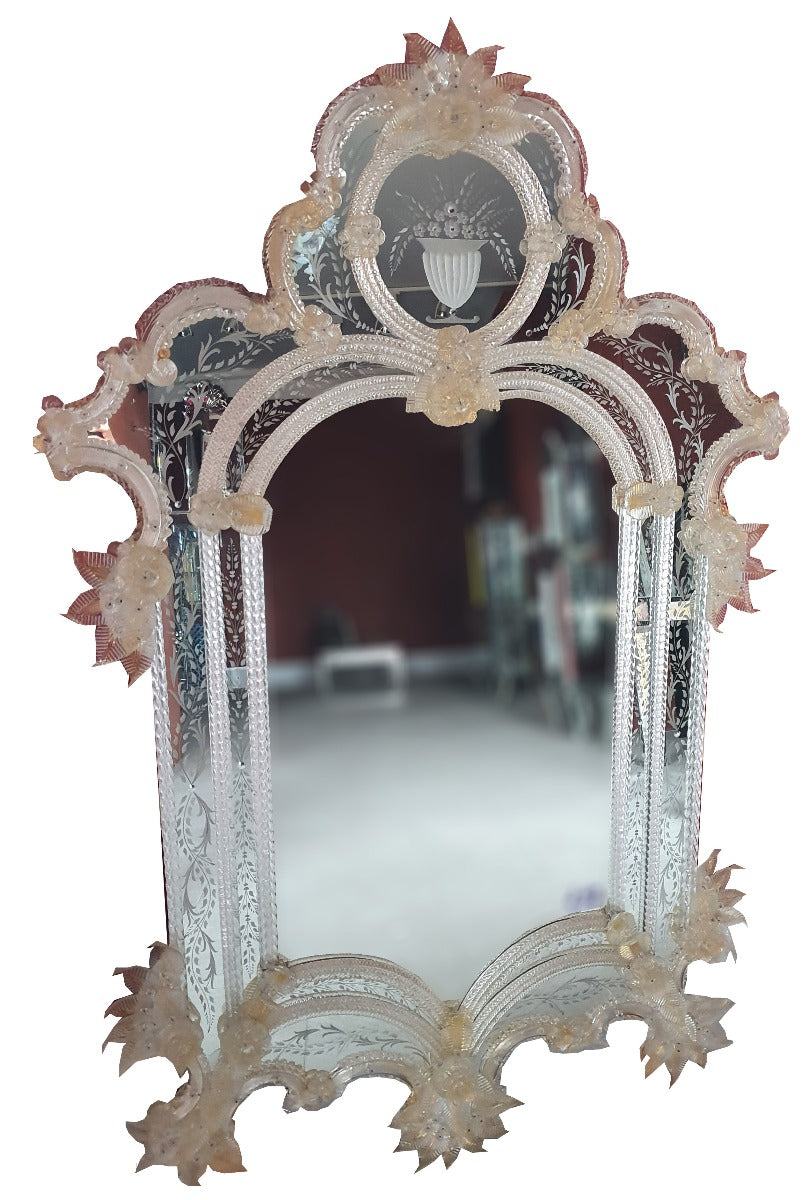 Venetian Mirror Hand Made in Murano, Italy
