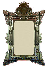 Load image into Gallery viewer, Venetian Mirror Hand Made by Fratelli Tosi of Murano
