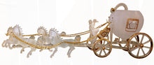 Load image into Gallery viewer, Contemporary Murano Glass Cinderella Coach and Horses
