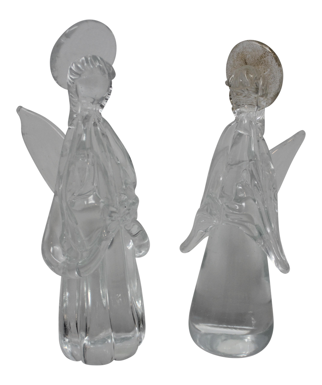 Vintage Murano Glass Angels - A Pair