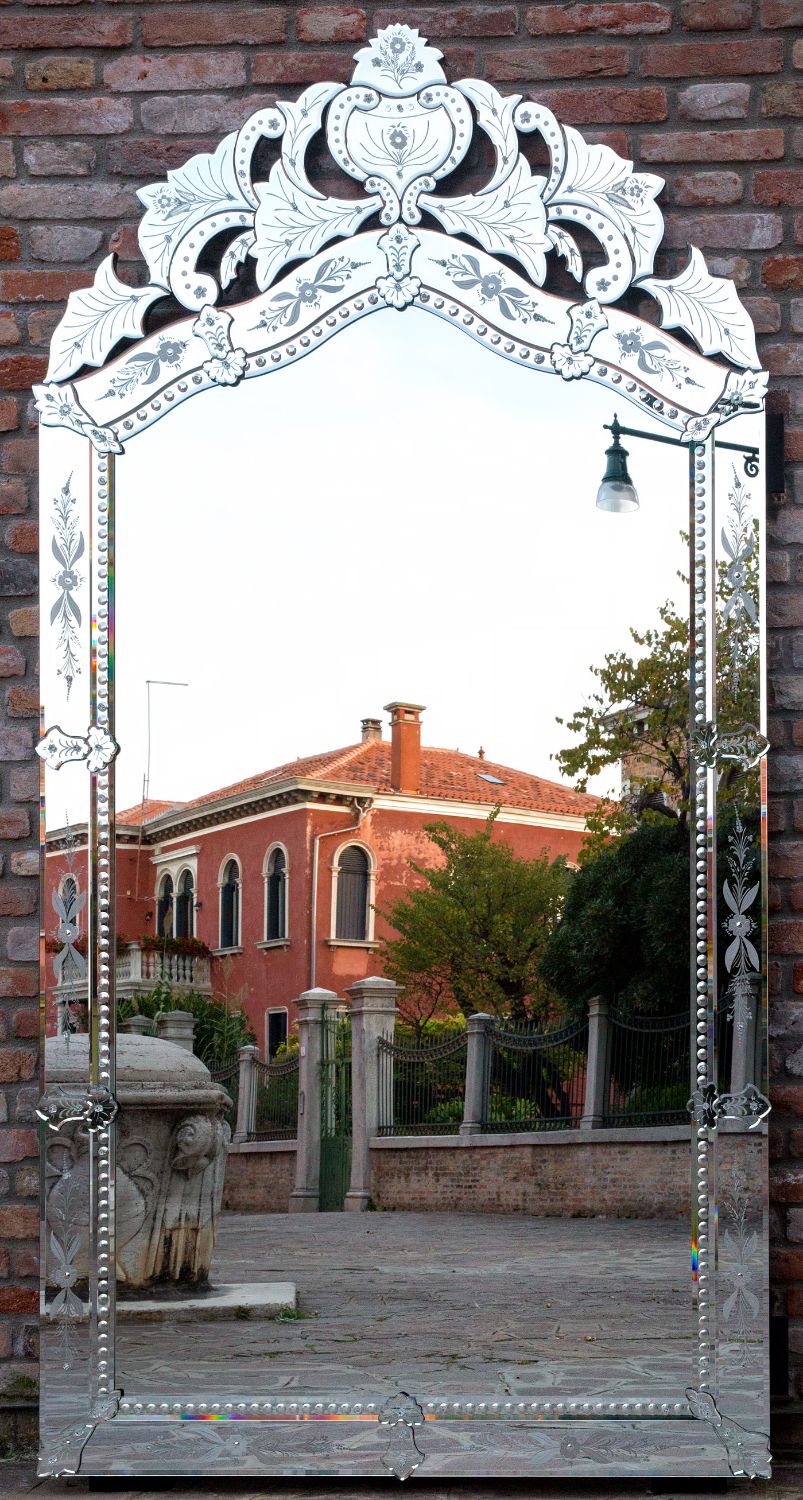 Estate-sized Venetian Mirror from Murano