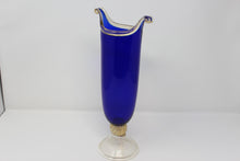 Load image into Gallery viewer, Contemporary &quot;Blue Minuetto&quot; Murano Vase by La Murrina
