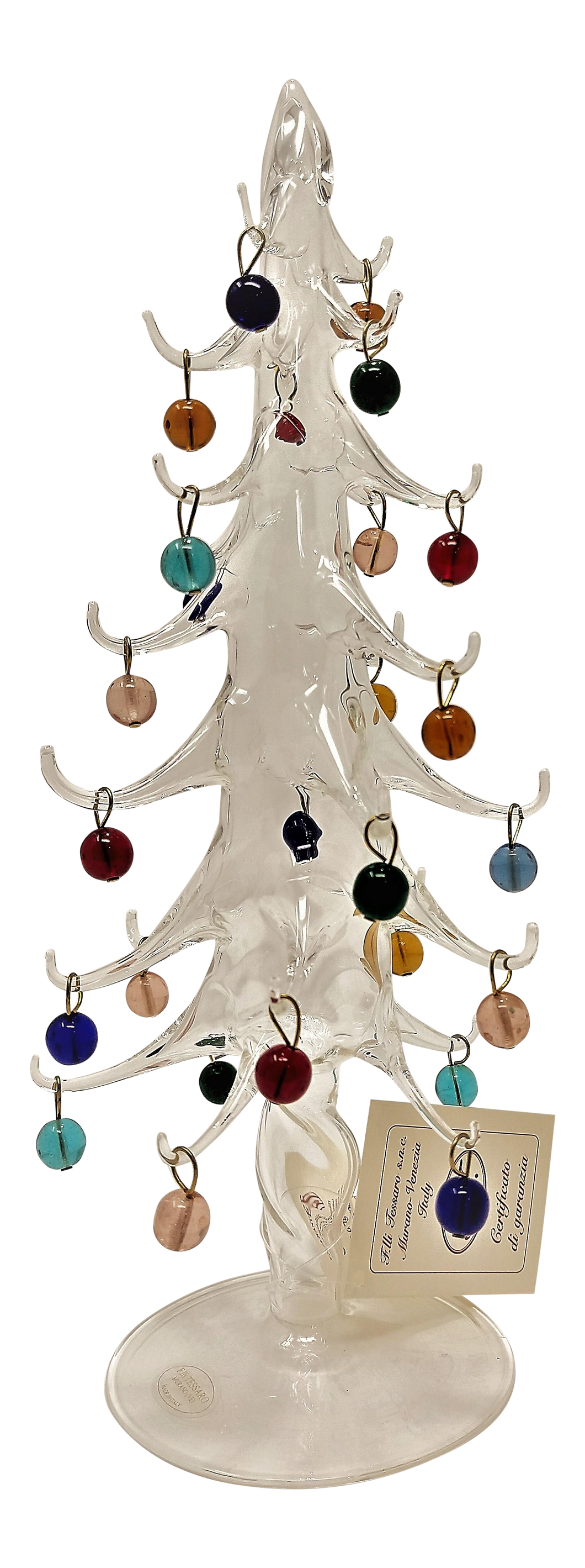 Tessaro Raffaele Murano Glass Christmas Tree
