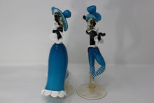 Load image into Gallery viewer, Vintage 1960s Murano Glass Goldoni Dancers - a Pair
