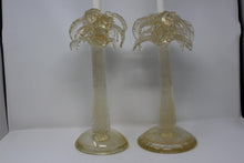 Load image into Gallery viewer, Murano Glass Candle Holders - a Pair
