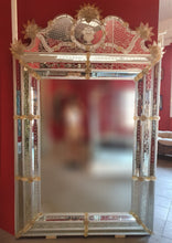 Load image into Gallery viewer, Massive Venetian Mirror by Fratelli Tosi of Murano
