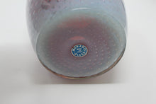 Load image into Gallery viewer, Murano Glass Vase in Pink Bullicante
