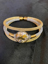 Load image into Gallery viewer, Murano Gold &amp; Silver Bracelet
