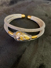 Load image into Gallery viewer, Murano Glass Bracelet Silver/Gold
