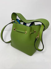 Load image into Gallery viewer, Bucket Green &amp; Blue Handbag by Laetitia

