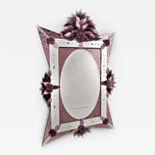 Load image into Gallery viewer, Venetian Mirror &quot;Ametista&quot; by Murano&#39;s Fratelli Tosi
