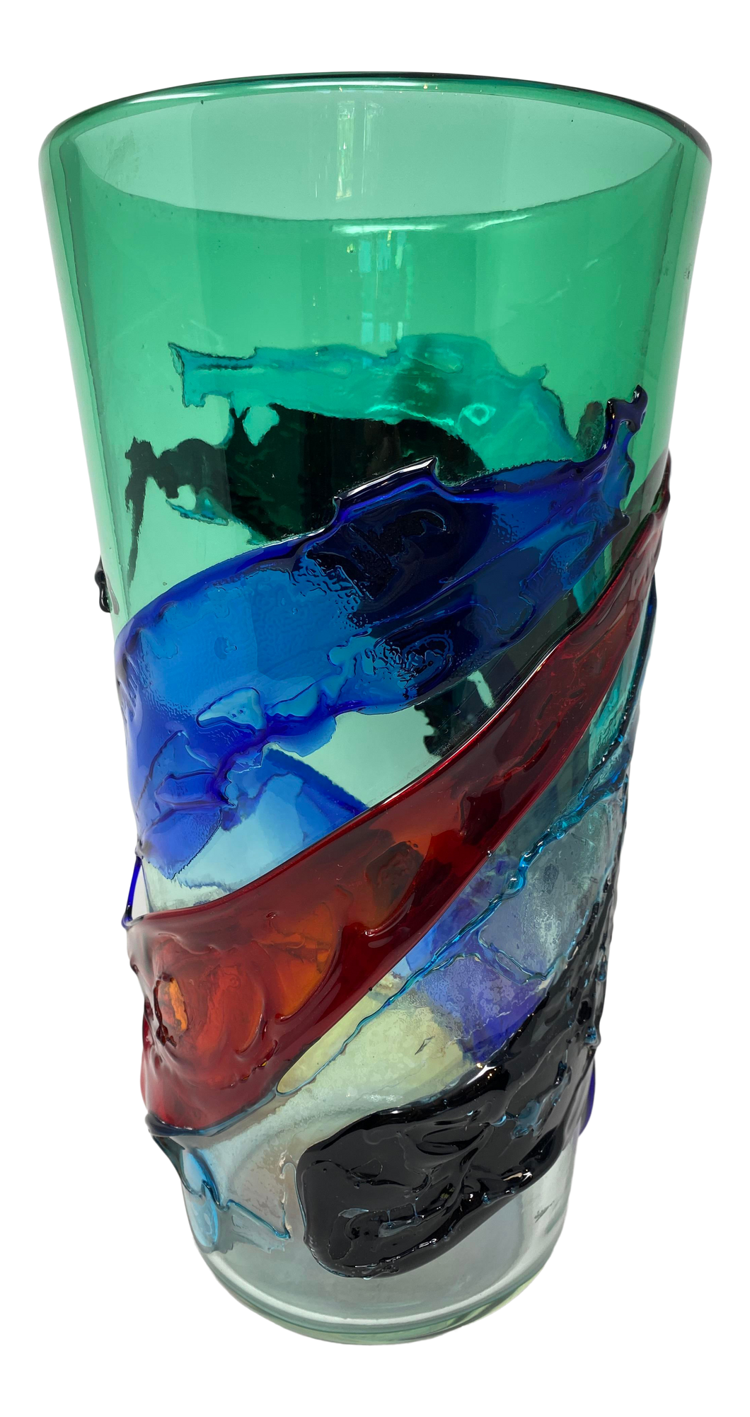 Fratelli Toso Vintage Murano Glass Vase