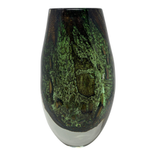 Load image into Gallery viewer, Green Murano Glass Vase by Oball
