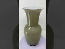 Load and play video in Gallery viewer, Black Opalino Vase by Venini of Murano

