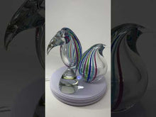 Load and play video in Gallery viewer, Pair of Murano Glass Birds
