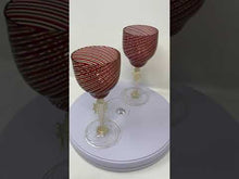 Load and play video in Gallery viewer, Vintage Murano Glass Stemware
