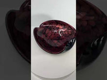 Load and play video in Gallery viewer, Vintage Avventurine Murano Glass Candy Dish
