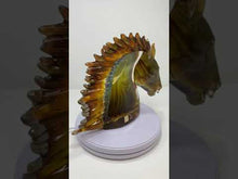 Load and play video in Gallery viewer, Murano Glass Horse Head by Zanetti

