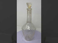 Load and play video in Gallery viewer, Vintage Gold Flecked Murano Carafe, 1950s
