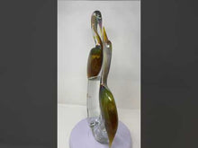 Load and play video in Gallery viewer, Murano Glass Herons by Oscar Zanetti
