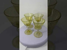 Load and play video in Gallery viewer, Vintage Liquer Glasses
