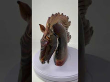 Load and play video in Gallery viewer, Murano Glass Horse Head by Oscar Zanetti
