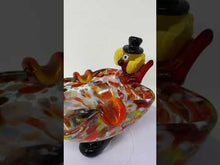 Load and play video in Gallery viewer, Vintage Murano Glass Clown Ashtray
