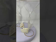 Load and play video in Gallery viewer, Murano Glass Lamp Work Martini Glasses by Tessaro - a Pair
