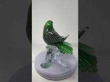 Load and play video in Gallery viewer, Murano Luxury Glass (Mgl) - Two Birds on a Branch
