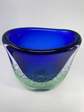 Load image into Gallery viewer, Sommerso Murano Glass Vase by Rossi
